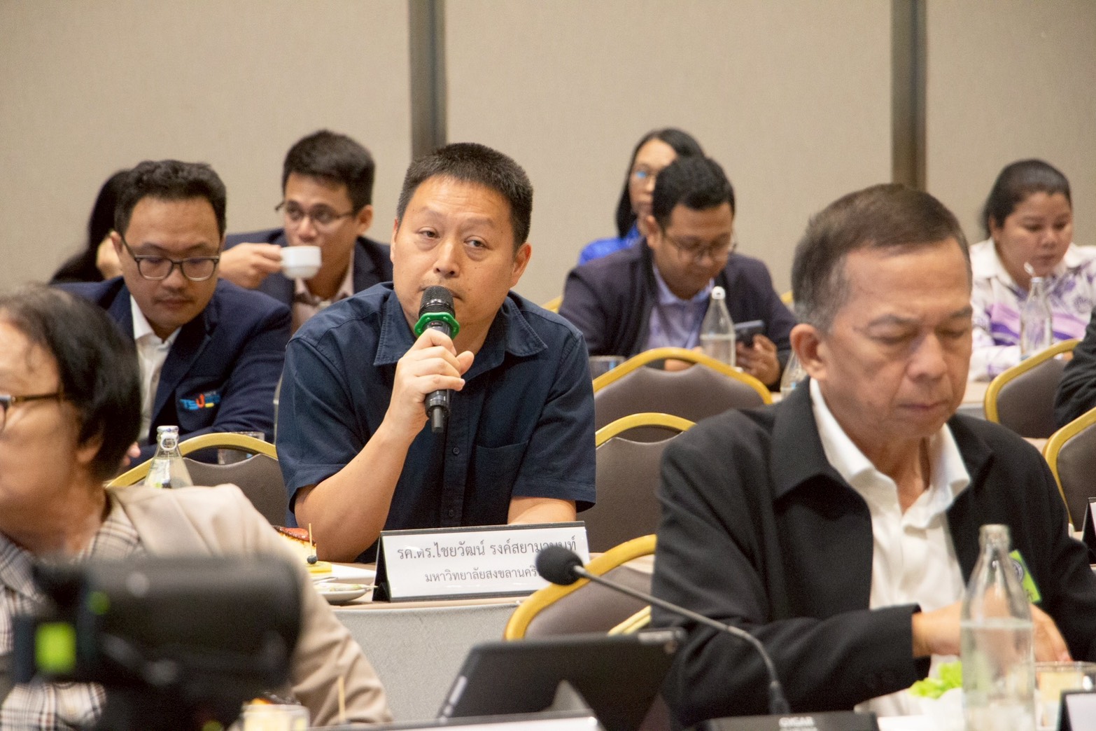 โครงการการขับเคลื่อนการดำเนินงานภายใต้แผนงานน้ำมั่นคง ไม่ท่วม ไม่แล้ง ใน 10 จังหวัด ภาคใต้ เข้าร่วมเวทีรับฟังความคิดเห็น จัดโดยสำนักงานการวิจัยแห่งชาติ (วช.) ขับเคลื่อนการจัดการน้ำอย่างยั่งยืนในพื้นที่จังหวัดสงขลา - จังหวัดพัทลุง gallery image 4
